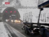 Bolu Dağı'nda yoğun kar, ulaşımı olumsuz etkiliyor