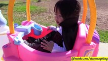 Family Toy Channel - Little Tikes Princess Carriage Ride part1