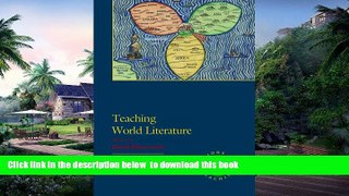 Pre Order Teaching World Literature (Options for Teaching)  Full Ebook