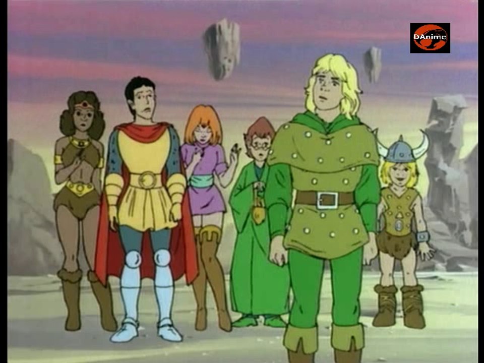 DAnime : Le sourire du Dragon (Partie 01) Présentation du dessin animé dongeon et dragons