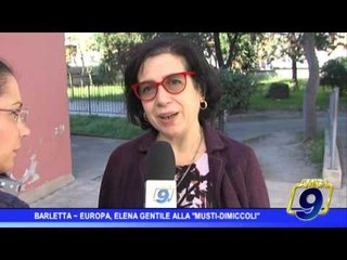 Barletta |  Europa: Elena Gentile alla Musti-Dimiccoli