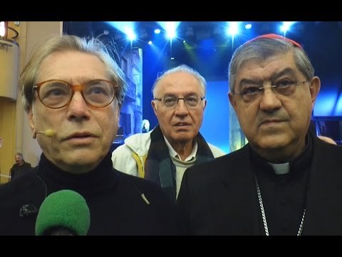 Napoli - Sepe benedice il Trianon: Nino D'Angelo simbolo di umanità e speranza (02.12.16)