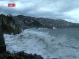 Fırtına nedeniyle balıkçılar ve Ro-Ro gemileri denize açılamadı