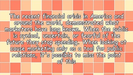 Why Do Companies Use "Cause Marketing?"