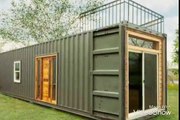 Beautiful shipping container house