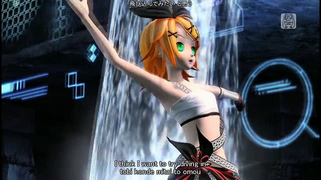 Meltdown 炉心融解 - Kagamine Rin 鏡音リン Project DIVA English Romaji Dreamy theater ドリーミーシアター