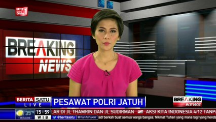 Pesawat Polri Berpenumpang 13 Orang Jatuh di Perairan Kepri