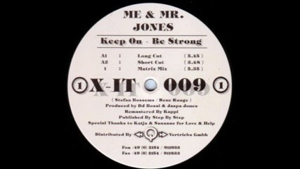 Me & Mr. Jones - Keep On Be Strong (Long Cut) (A1)