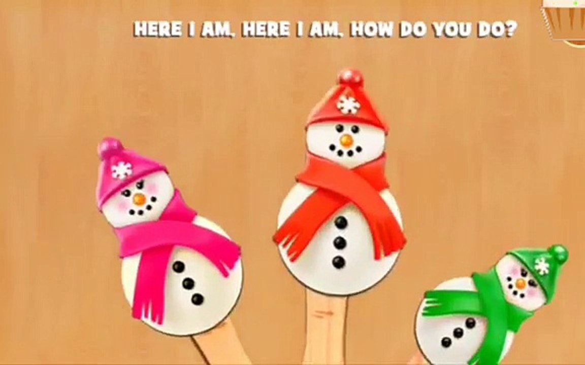 เพลงเด็ก Cake Pop Finger Family Song ครอบครัวนิ้วมือตุ๊กตาหิมะ