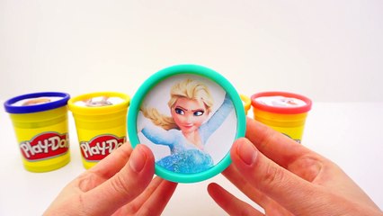 Huevos Sorpresa Elsa Anna Olaf de Frozen y Zootopia Plastilina Latas Play-Doh, My Little Pony