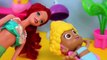 Elsa Barbie Mermaid Doll and Ariel 39 s Hair Salon with Bubble Guppie Molly DisneyCarToys