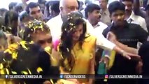 Kajal Agarwal Troubled by Uncontrollable Crowd At Shopping Mall Opening - Silver Sreen