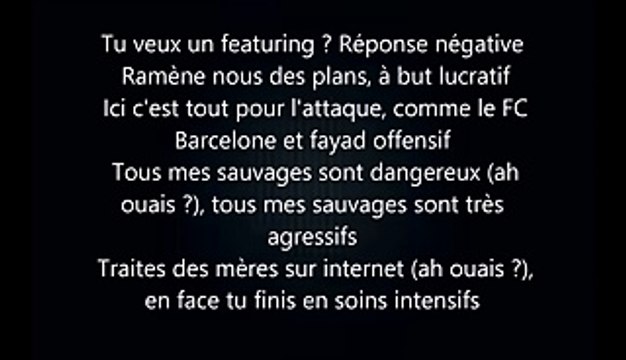 Kalash Criminel - Sale sonorité [ Paroles ]