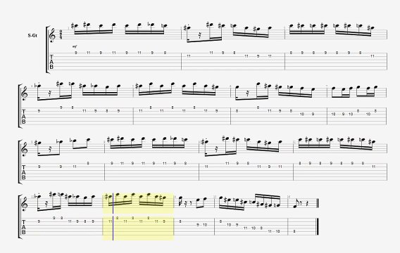 Oci jedne zene - Tozovac (forshpil) note + tablature