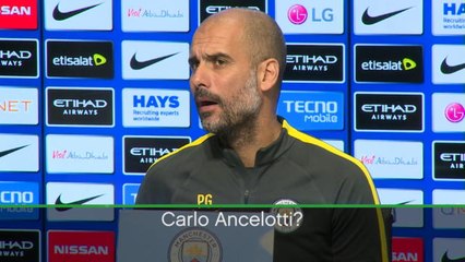 Guardiola corrects journalist