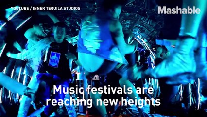 Desperados just gave the world its first zero gravity music festival by Mashable
