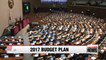 Parliament passes 2017 budget, worth US$343 bil., up 3.7% from this year
