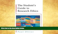 Price The Students  Guide to Research Ethics Paul Oliver On Audio