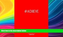 Best Price Notebook for Cornell Notes, 120 Numbered Pages, #ACHIEVE, Red Cover: For Taking Cornell