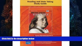 Best Price UNITED STATES HISTORY SURVEY READING AND NOTETAKING STUDY GUIDE         ON-LEVEL 2008C
