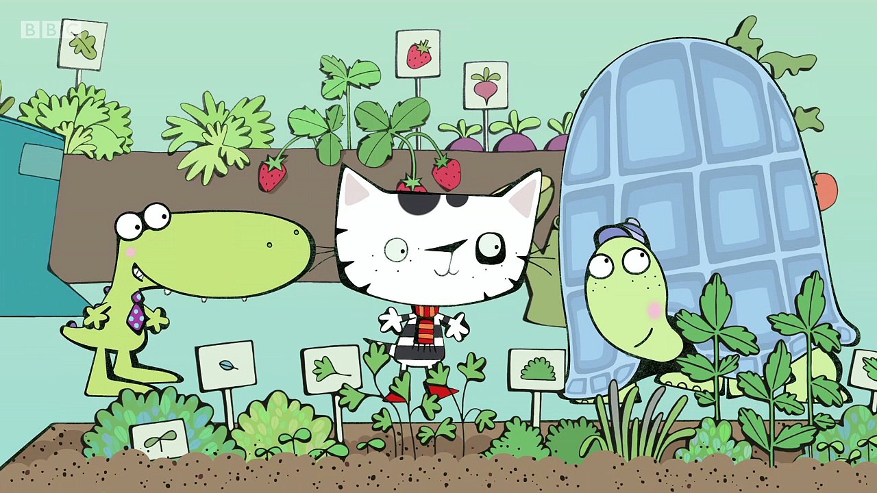Wussywat the Clumsy Cat . s01e33 . Flower . children story cartoon cBeebies