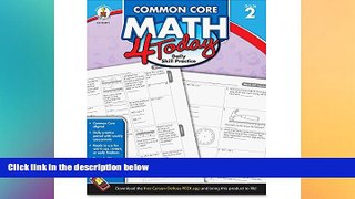Price Carson Dellosa Common Core 4 Today Workbook, Math, Grade 2, 96 Pages (CDP104591) Erin