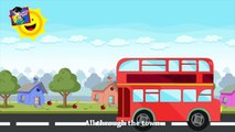 The Wheels On The Bus Go Round And Round Rhyme | 3D Animation For Kids | Nursery Rhymes