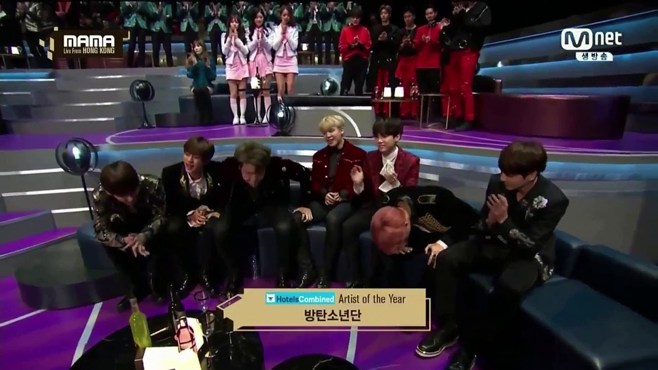 ARTIST OF THE YEAR ' Daesang ' - BTS @ MAMA 2016