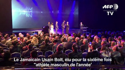 Usain Bolt, "athlète masculin de l'année" pour la 6ème fois