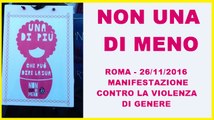 NON UNA DI MENO - Manifestazione contro la violenzadi genere