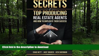 FAVORIT BOOK Secrets Of Top Producing Real Estate Agents: ...and how to duplicate their success.