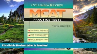 Hardcover Columbia Review MCAT Practice Tests Bresnick MD DDS  fStephen Full Book