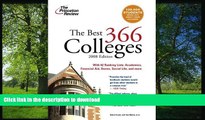 Pre Order The Best 366 Colleges, 2008 Edition (College Admissions Guides) Princeton Review Kindle