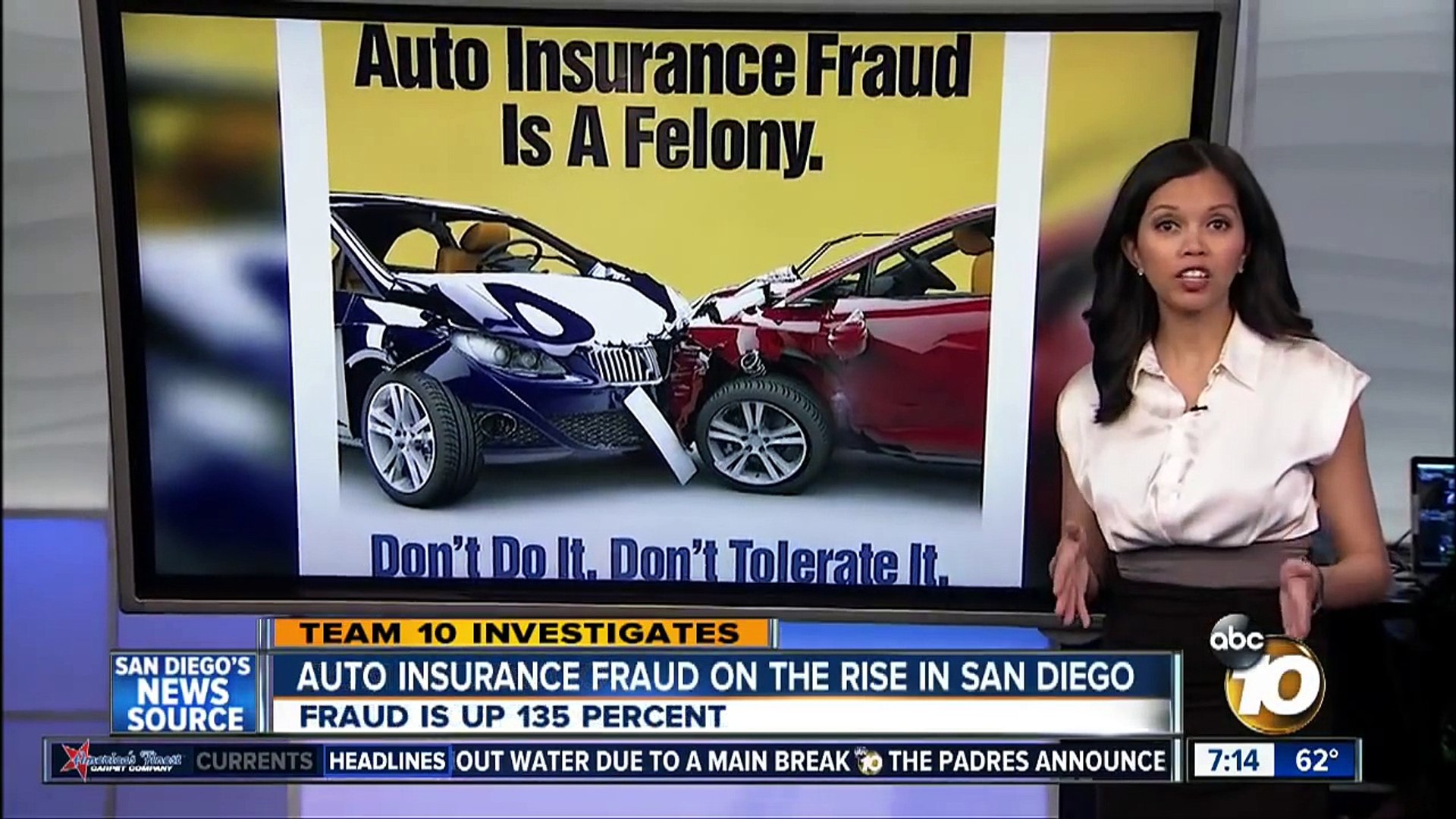 Auto Insurance Fraud On Rise In San Diego County Video Dailymotion