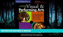 Audiobook Peterson s Professional Degree Programs in the Visual   Performing Arts, 2000: All the