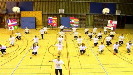 Concours FLAHMOB UNSS championnat du monde de HANDBALL 2017 Lycée Granvelle