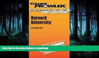 Pre Order College Prowler: Harvard University (Collegeprowler Guidebooks) #A#