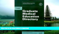 READ Graduate Medical Education Directory 2000-2001 American Medical Association Kindle eBooks