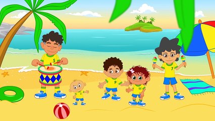 Familia Dos Dedos Brasil - Fingers Family em Portugues - musica infantil com os Amiguinhos