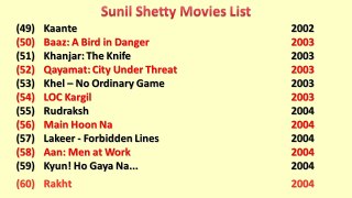 Sunil Shetty Movies List