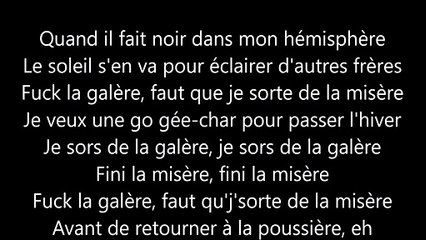 KAARIS poussiere (paroles)
