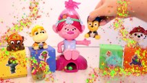 Paw Patrol Plays TROLLS MOVIE GAME Gumball Machine Surprise Toys Games Kids Videos