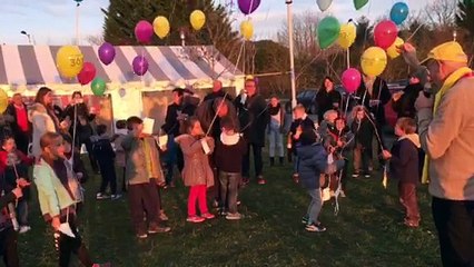 Un lâcher de ballons à Vindelle pour le Téléthon
