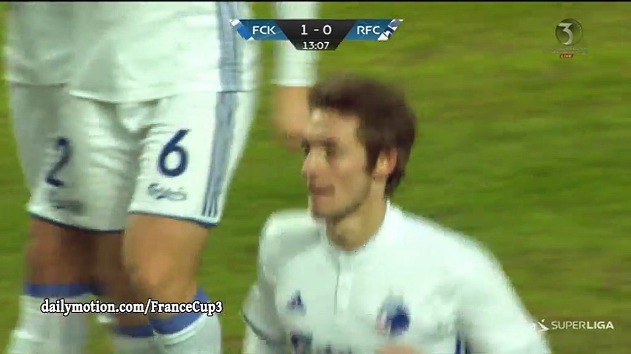 Rasmus Falk Jensen Goal HD - FC Copenhagen 1-0 Randers FC - 03.12.2016