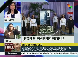 Cuba: 300 mil personas estarán presentes en el homenaje a Fidel