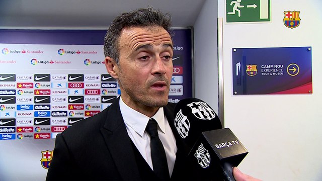 Luis Enrique: “Merecimos la victoria”