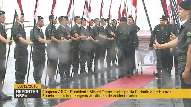 Llegan a Chapecó los cuerpos de las víctimas del accidente aéreo