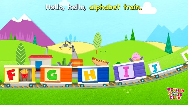Alphabet Train Food Train - Mother Goose Club Rhymes for Kids