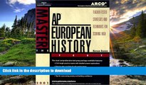 Hardcover Arco Master the Ap European History Test 2001: Teacher-Tested Strategies and Techniques