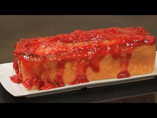 إنجليش كيك بحشوة الفراولة | غادة جميل